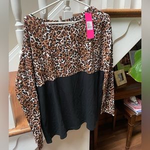 Brand New with Tags, Lilly Pulitzer Finn Top in My Favorite Spot, Size LG